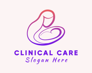 Baby Breast Feeding Clinic logo design