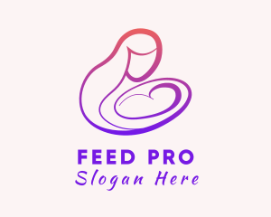 Baby Breast Feeding Clinic logo design