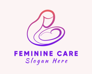 Gynecology - Baby Breast Feeding Clinic logo design
