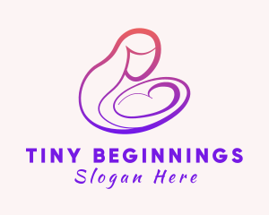 Neonatal - Baby Breast Feeding Clinic logo design