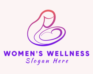 Gynecologist - Baby Breast Feeding Clinic logo design