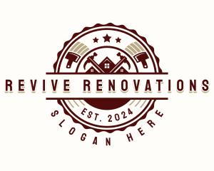 Renovation - Hammer Painting Renovation logo design