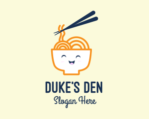 Happy Bowl Noodles logo design