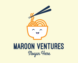 Happy Bowl Noodles logo design