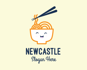 Happy Bowl Noodles logo design