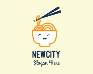 Happy Bowl Noodles logo design