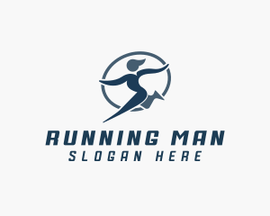 Sports Running Tournament  logo design