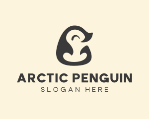 Animal Zoo Penguin logo design