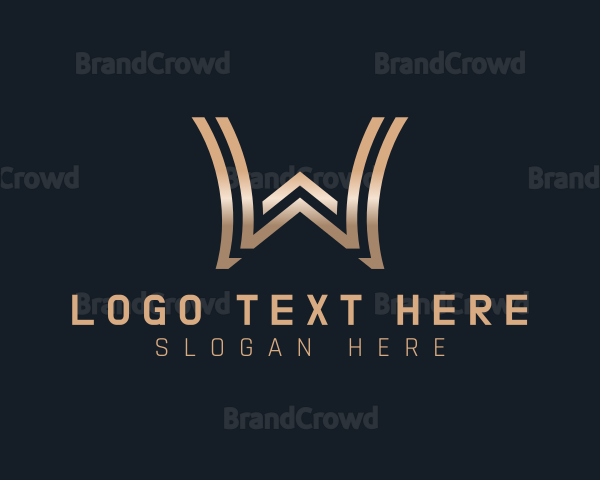Generic Marketing Letter W Logo