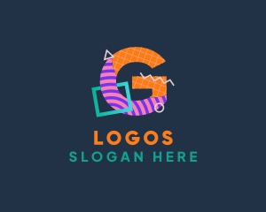Colorful - Pop Art Letter G logo design