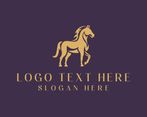 Walking Horse Equestrian  Logo