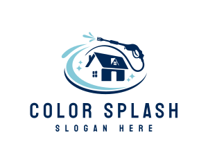 Pressure Washer Household logo design