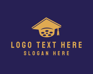 Movie - Film School Graduate logo design