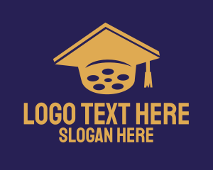 School - Film School Graduate logo design