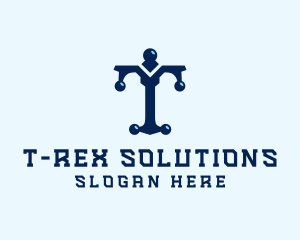 Tech Firm Letter T logo design