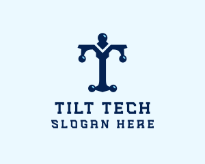 Tech Firm Letter T logo design