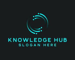 Learn - Cyber Tech Software logo design