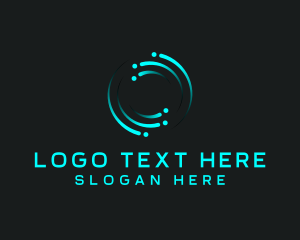 Abstract - Cyber Tech Software logo design