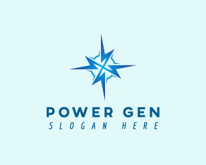 Electronic Power Lightning logo design