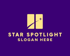 Shooting Star Window logo design