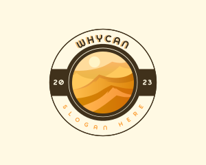 Desert Dune Landscape Logo