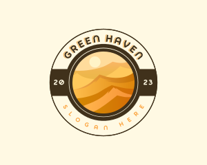 Landscape - Desert Dune Landscape logo design