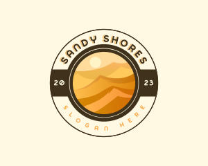 Desert Dune Landscape logo design