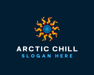 Cold - Hot Cold Ventilation logo design