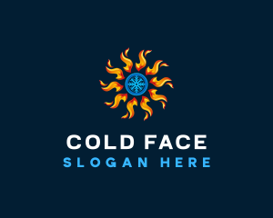 Hot Cold Ventilation logo design
