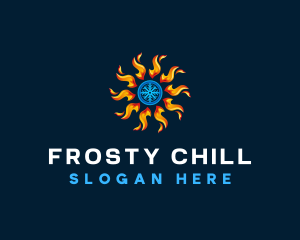 Cold - Hot Cold Ventilation logo design