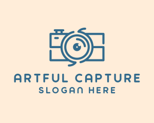 Portrait - Camera Studio Photography logo design