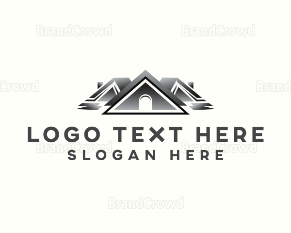 House Roofing Builder Logo