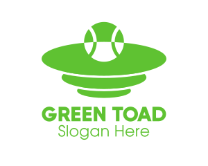 Green Tennis Court logo design