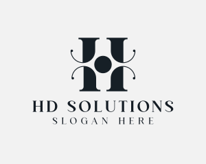 Stylish Fashion Boutique Letter H logo design