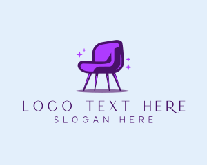 Accent - Simple Chair Upholstery logo design