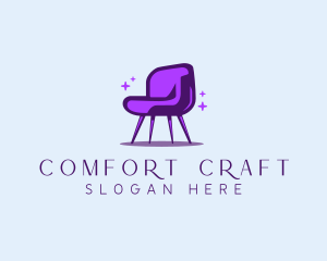 Simple Chair Upholstery logo design