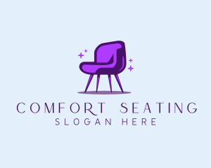 Simple Chair Upholstery logo design