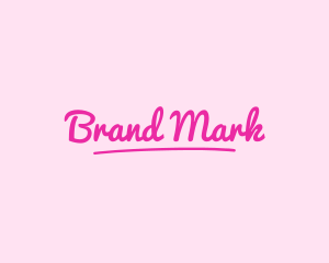 Trademark - Fashion Script Brand logo design