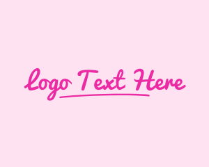 Simple - Fashion Script Brand logo design