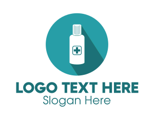 Blue Medicine Bottle Logo