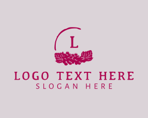 Vinification - Grape Wine Vineyard logo design