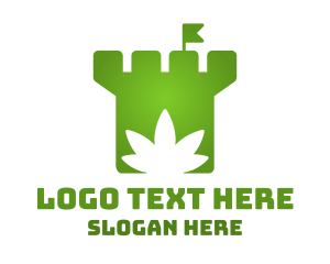 Vice - Cannabis Castle Turret logo design