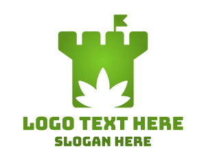 Turret - Cannabis Castle Turret logo design