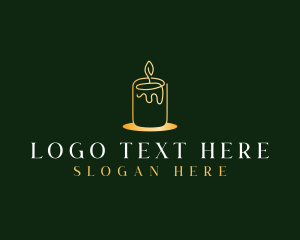 Candle - Wax Candle Light logo design