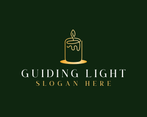 Wax Candle Light logo design