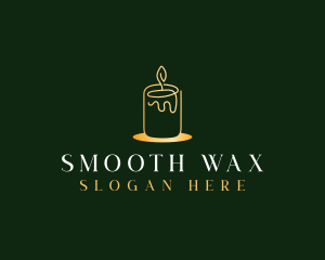 Wax Candle Light logo design