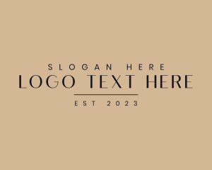 Spa - Elegant Business Wordmark logo design