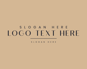 Elegant Business Wordmark Logo