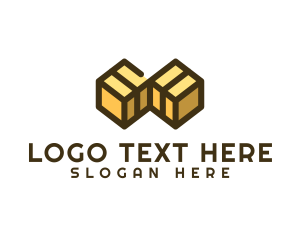 Unlimited - Delivery Box Infinity logo design