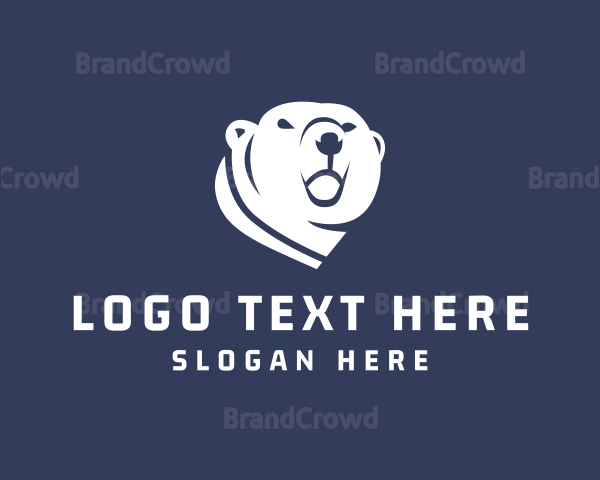 Wild Polar Bear Logo